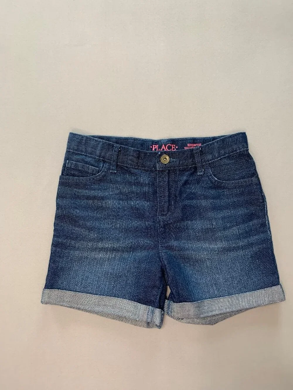 3 Piece Girl Bundle Like New Children's Place Shorts Off Shoulder Shirts Size 14 - Picture 9 of 12